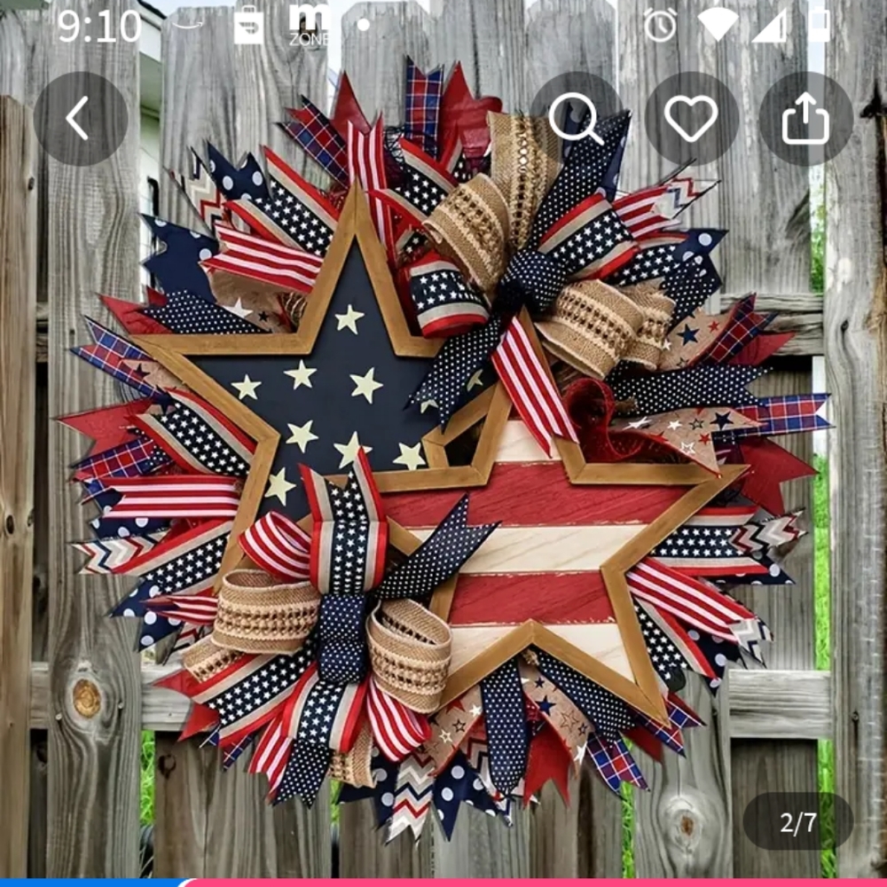 4th of July door wreaths - Picture 3 of 3